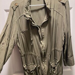 Apt. 9 Khaki Utility Jacket for Women